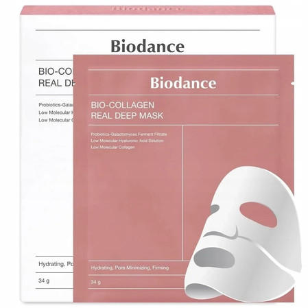 Bio-Collagen Real Deep Mask maska do twarzy w płachcie 4x34g