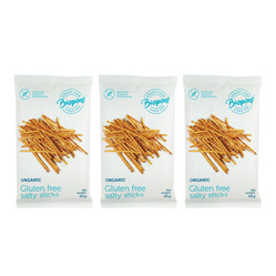 Zestaw: 3x PALUSZKI SOLONE BEZGLUTENOWE BIO 45 g - BIOPONT