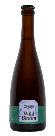 KOMBUCHA WILD BLOOM O SMAKU LAWENDY I ROZMARYNU BIO 375 ml - KOMBUCHA BY LAURENT