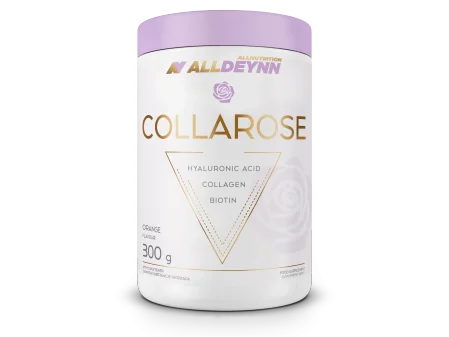 ALLNUTRITION Alldeynn Collarose Kolagen Peptydy VERISOL® + Witamina C + Biotyna 300g smak pomarańcza