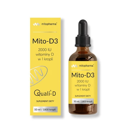 MITOPHARMA Mito-D3 Witamina D3 w kroplach (50 ml)