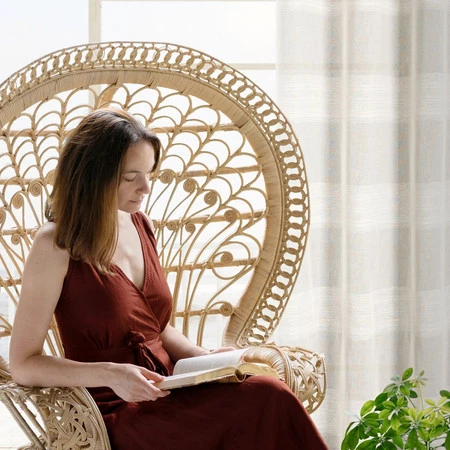 ZASŁONA GOTOWA AGATA 140 X 250 CM BEŻOWY