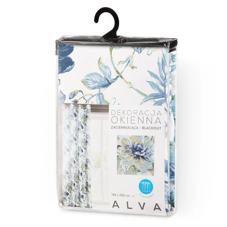 ZASŁONA GOTOWA ALVA 140 X 250 CM BIAŁY