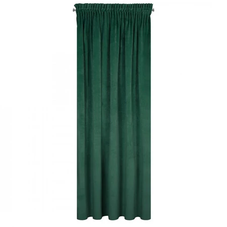 ZASŁONA GOTOWA VILLA NA TAŚMIE 140 X 300 CM CIEMNOZIELONY
