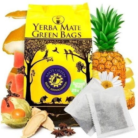 Oranżada Yerba Mate Green Brave Ashwagandha 75 g