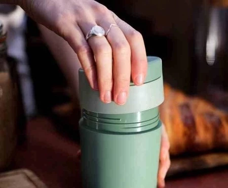 JJ - Kubek podróżny 340ml Sipp™, zielony