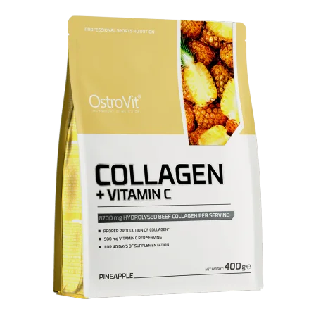 OSTROVIT Kolagen + Witamina C - smak ananasowy (400 g)