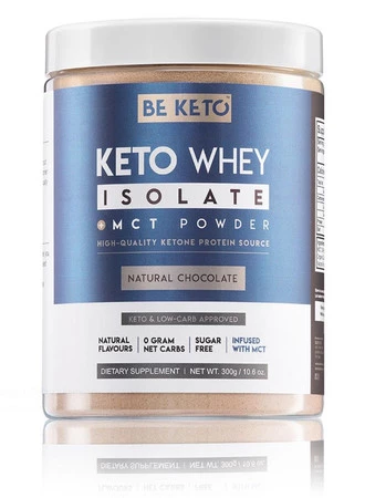 Keto Izolat Białka z olejem MCT Naturalna Czekolada