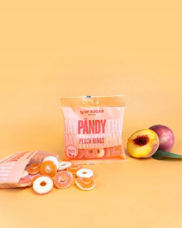 Pandy Żelki smak Peach Rings 50 g