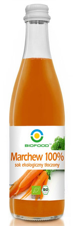 BIOFOOD SOK Z MARCHWI NFC BEZGLUTENOWY BIO 500 ml