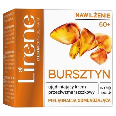 LIRENE_Dermo Nawilżenie 60+ ujędrniający krem przeciwzmarszczkowy Bursztyn 50ml