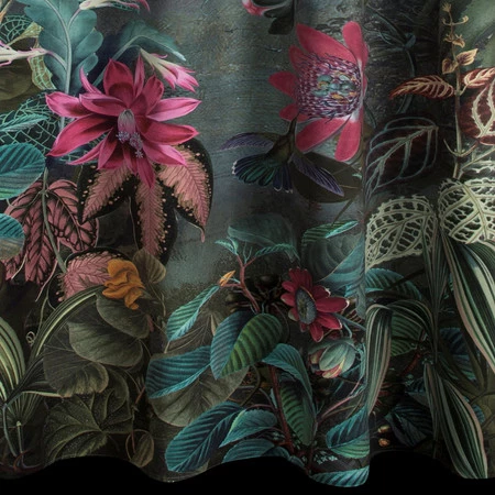 ZASŁONA GOTOWA ALINE 140 X 250 CM CIEMNOZIELONY