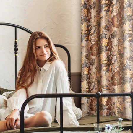 ZASŁONA GOTOWA DIANA 140 X 250 CM RUDY