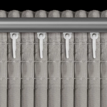 Zasłona 135x270 Avena stalowa szampańska gotowa na taśmie