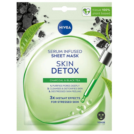 Skin Detox maska w płachcie z serum detoksykującym