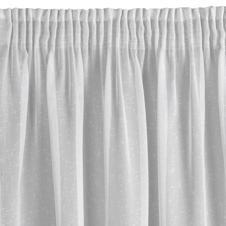 FIRANA GOTOWA ANGELA NA TAŚMIE 400 X 145 CM BIAŁY