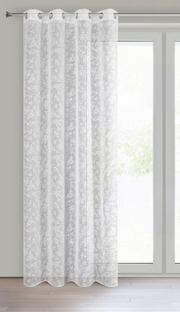 ZASŁONA GOTOWA HOLLY 140 X 250 CM BIAŁY