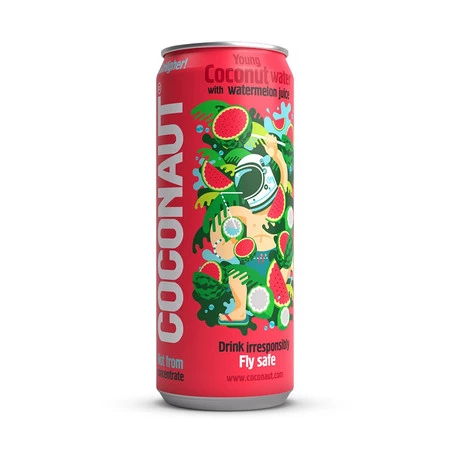 Woda kokosowa z młodego kokosa z sokiem arbuzowym NFC Coconaut, 320ml