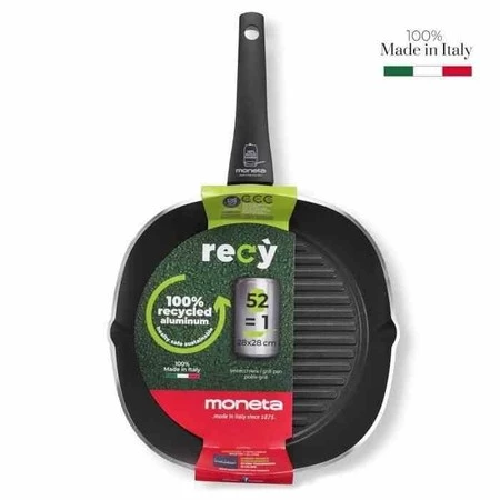 MO - Patelnia grillowa 28 cm, Recy, indukcja