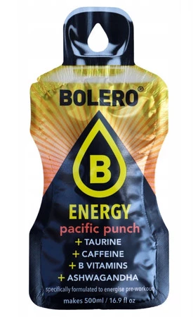 Bolero Energy Mix owoców egzotycznych 14g napój ze stewią w proszku bez cukru