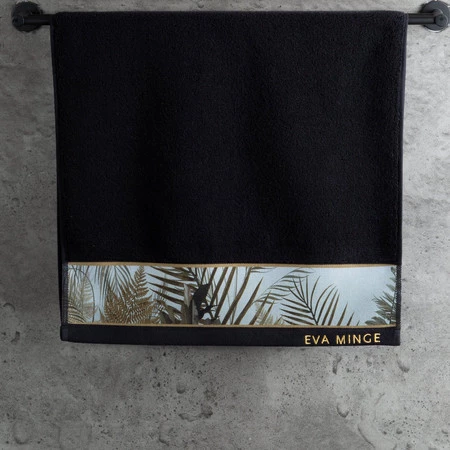 Ręcznik Eva 17 50 x 90 cm, Czarny