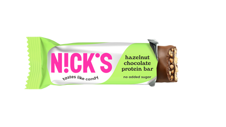 N!CK'S Nicks Hazelnut Chocolate Protein Bar Baton orzechowy bez cukru 50g