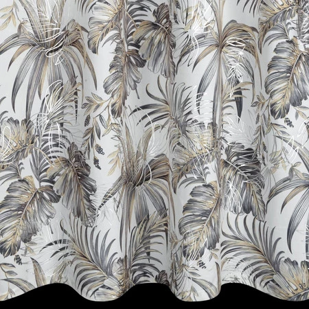 ZASŁONA GOTOWA RODOS NA TAŚMIE 140 X 270 CM BIAŁY