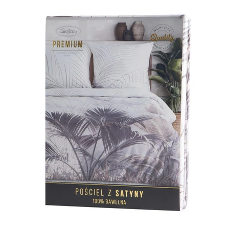 Komplet Pościeli Satynowej Premium23 160 x 200 cm, Kremowy