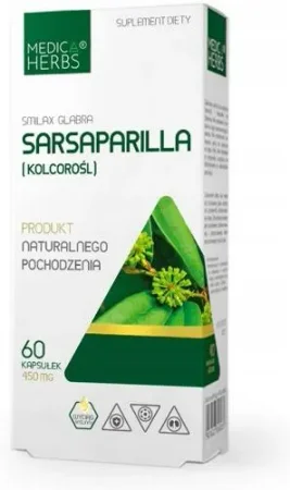 Medica Herbs Sarsaparilla 60 kaps.