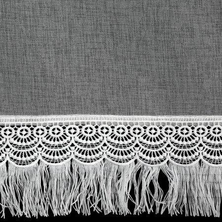 FIRANA GOTOWA ROXANA NA SZELKACH 30 X 150 CM BIAŁY