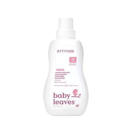 Attitude BABY LEAVES™, Bezzapachowy płyn do prania ubranek dziecięcych, 1050 ml