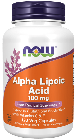 NOW FOODS Alpha Lipoic Acid 100 mg (120 kaps.)