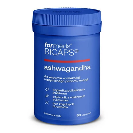 ForMeds Bicaps Ashwagandha 60 kaps. wege