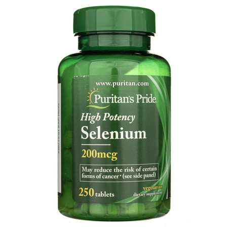Puritan's Pride Selen 200 µg 250 tabl.