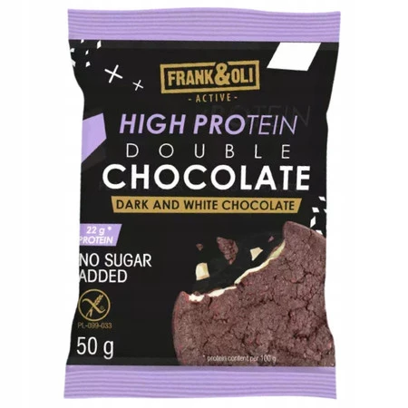 FRANK&OLI Ciastko proteinowe podwójnie czekoladowe 50g