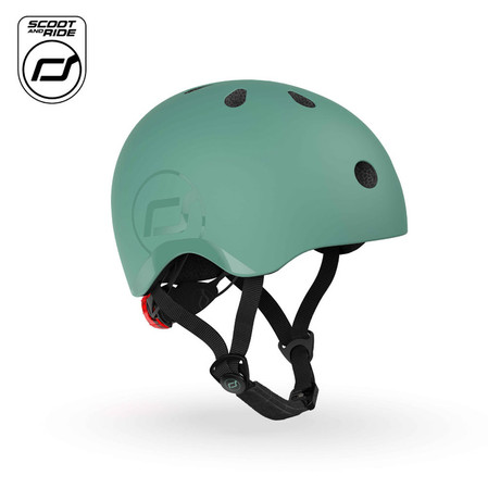 SCOOTANDRIDE Kask S-M dla dzieci 3+ Forest