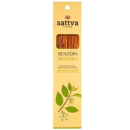 Sattva Kadzidełka Benzoes Sattva Ayurveda naturalny relaks z Indii 30 g