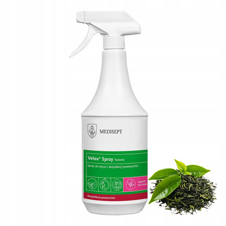 Medisept Velox płyn do mycia i dezynfekcji powierzchni Tea Tonic 1 L