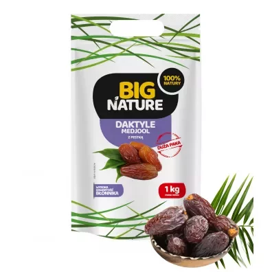 Big Nature Daktyle MEDJOOL suszone z pestką 1kg