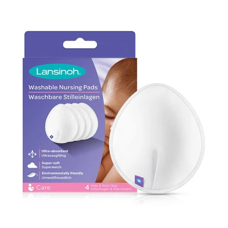 Lansinoh, Wkładki laktacyjne wielorazowego użytku, 4 szt.