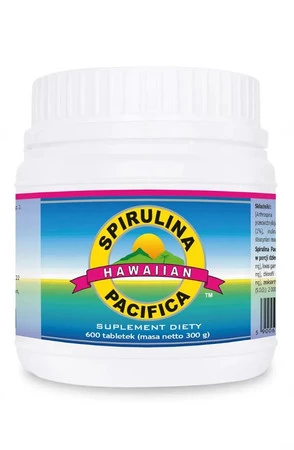 Cyanotech - Hawajska Spirulina Pacifica - 600 tabl.