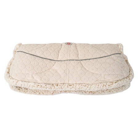 Lodger Polarowa mufka do wózka jasnobeżowa Fleece Birch