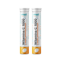 Zestaw: 2x medi pharm wit.C 1000mg pomar. 20tabl.