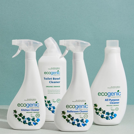 Ecogenic, Uniwersalny płyn do czyszczenia różnych powierzchni, Pomarańcza, 1000 ml