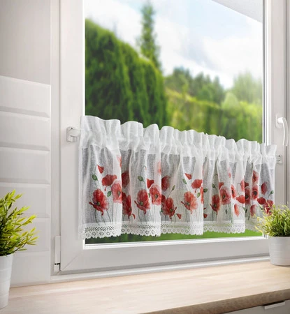 FIRANA GOTOWA MARI NA TAŚMIE 150 X 30 CM BIAŁY