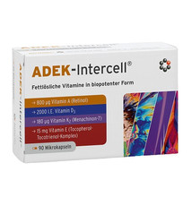 INTERCELL PHARMA Adek-Intercell kompleks witamin ADEK 90 kaps.