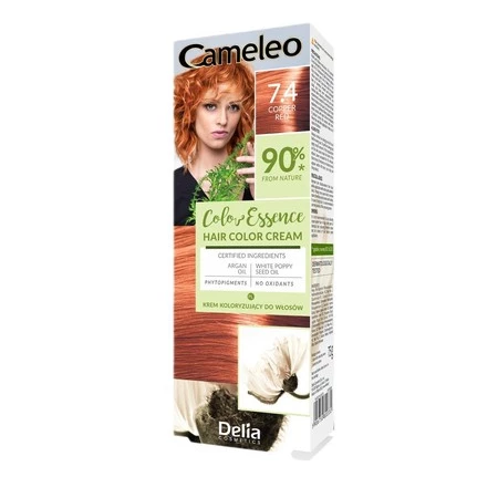 Color Essence krem koloryzujący do włosów 7.4 Copper Red 75g