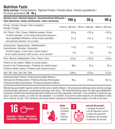 7Nutrition Protein Juice smak truskawka 500g