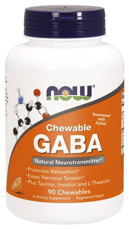 Now Foods GABA 250MG 90 tabletek do ssania