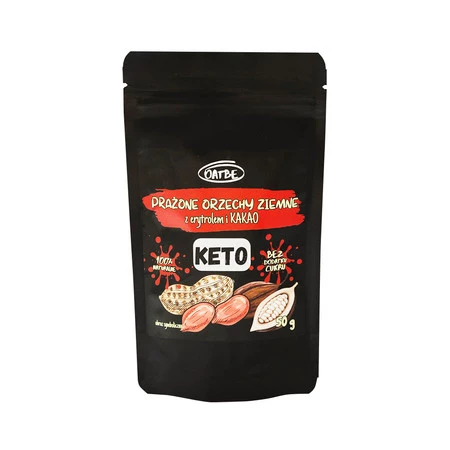 Oatbe Prażone orzeszki ziemne z erytrytolem i kakao 50 g
